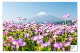 Naklejka na ścianę Mount Fuji in spring