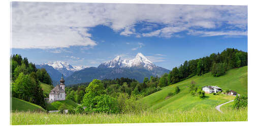 Cuadro de metacrilato Verano alpino en Watzmann I