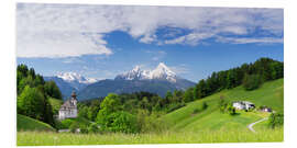 Foam board print Alpine summer at Watzmann I