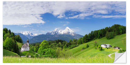 Autocolante decorativo Alpine summer at Watzmann I