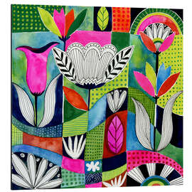 Aluminium print Tulip Jungle