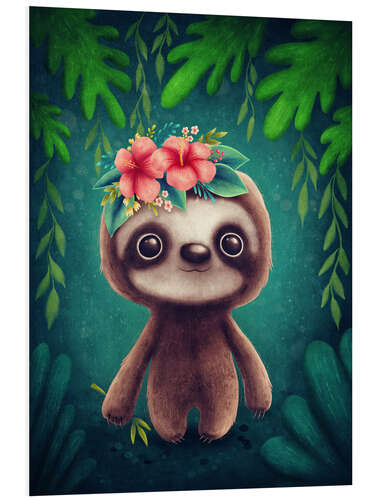 Foam board print Sweet Sloth III