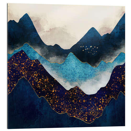 Galleriprint Indigo Peaks Landscape