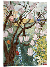 Akrylglastavla  Magnoliaträd - Deborah Eve Alastra