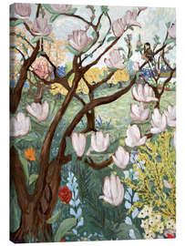 Lærredsbillede  Magnolietræ - Deborah Eve Alastra
