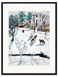 Impresión de arte enmarcada Invierno