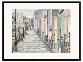 Gerahmter Kunstdruck Kensington