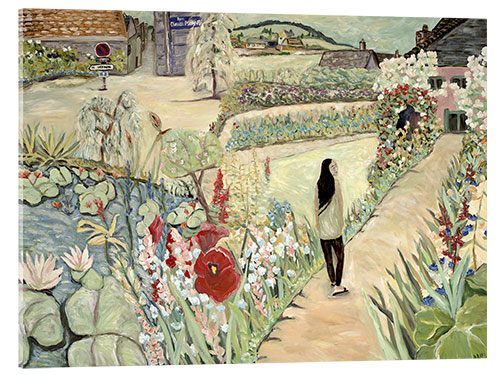 Acrylic print Nita in Giverny