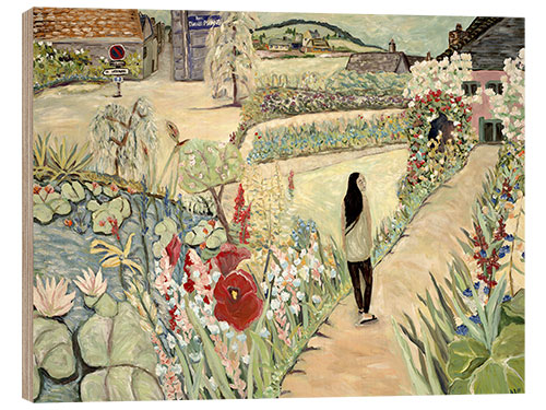 Tableau en bois Nita à Giverny