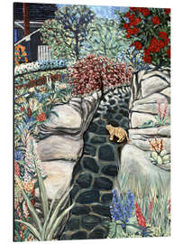 Magnettafel Gepflasterter Weg