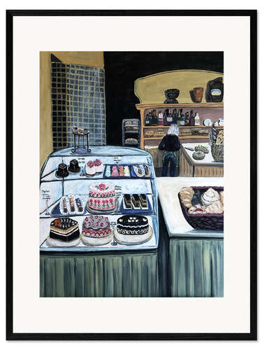 Gerahmter Kunstdruck Patisserie
