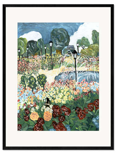 Framed art print Rose Garden