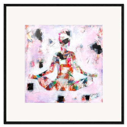 Ingelijste kunstdruk Buddha