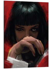 Aluminium print Mia Wallace II