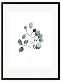 Impression artistique encadrée Branche d'eucalyptus