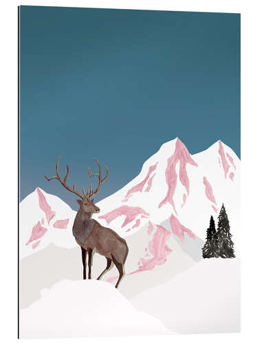 Gallery print Deer in winter