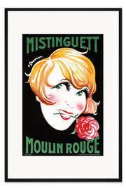 Gerahmter Kunstdruck Mistinguett, 1926