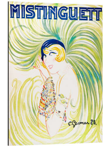 Alumiinitaulu Mistinguett, 1925