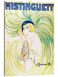 Aluminium print Mistinguett, 1925