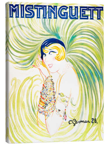 Quadro em tela Mistinguett, 1925
