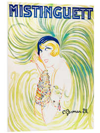 Foam board print Mistinguett, 1925