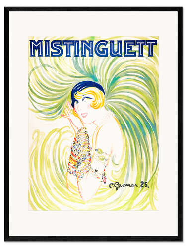 Framed art print Mistinguett, 1925