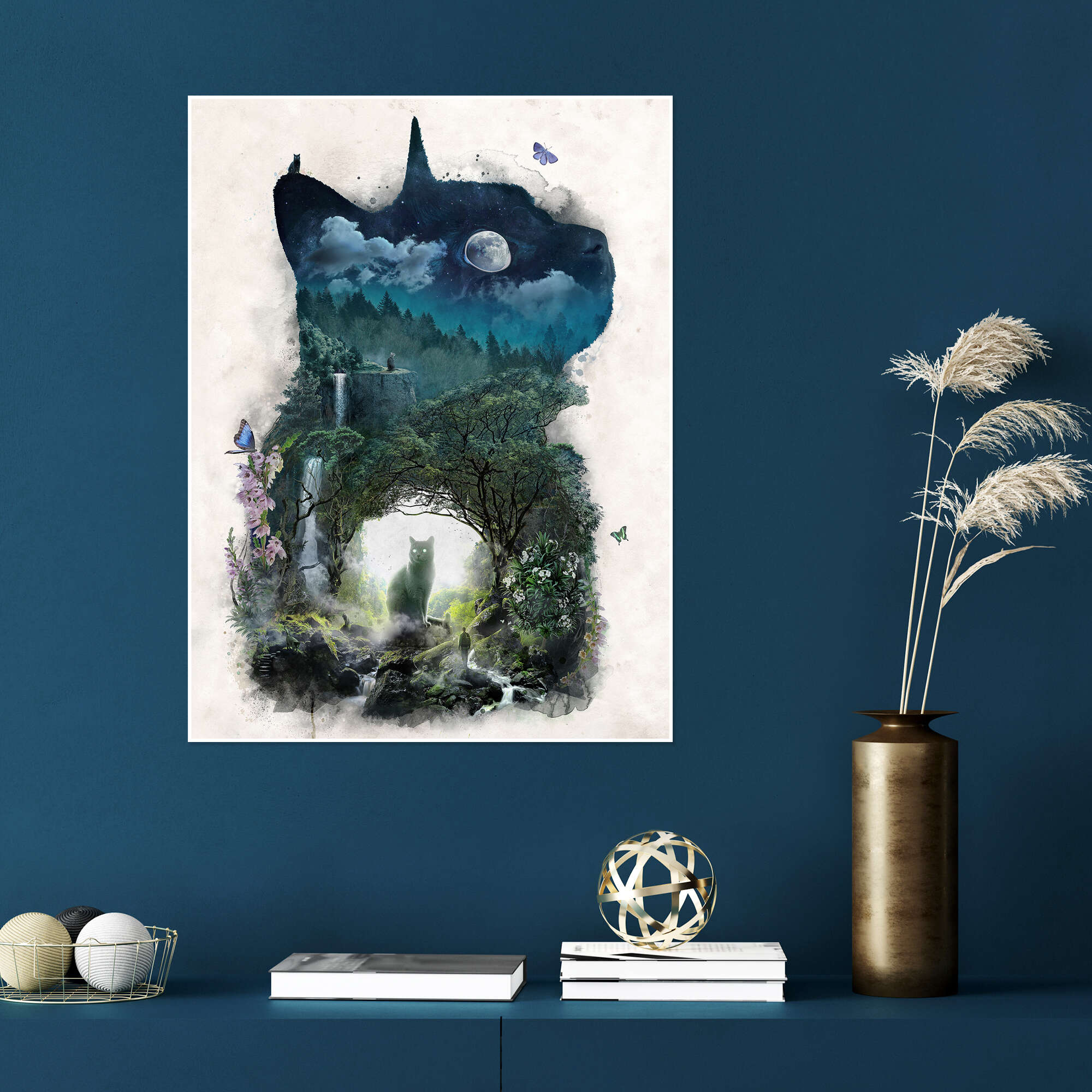 The Realm Of Cats Poster Painting canvas good 24*36inch