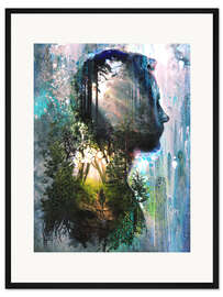 Gerahmter Kunstdruck Tiefe Gefühle