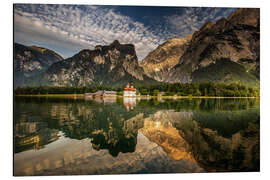 Aluminium print Königssee where Bavaria is the most beautiful