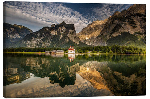 Tableau sur toile Königssee où la Bavière est la plus belle