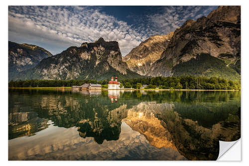 Wandsticker Königssee wo Bayern am schönsten ist