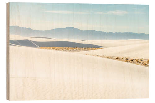 Holzbild White Sands, New Mexico I