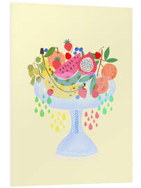 Foam board print Fancy Fruitbowl