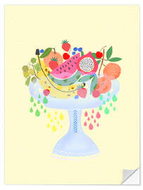 Selvklebende plakat Fancy Fruitbowl