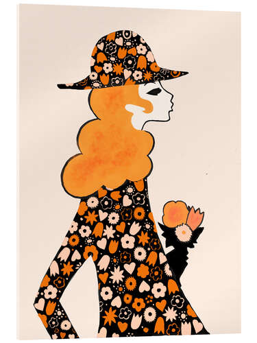 Acrylic print Vintage Fashionista