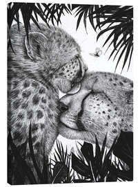 Canvas-taulu  Cheetah love - Valeriya Korenkova