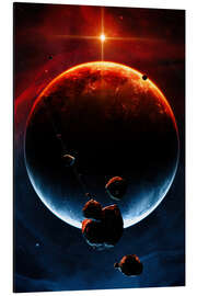 Magnettafel Eisvulkan