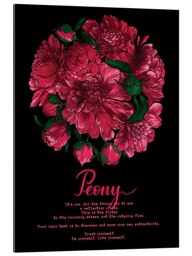 Gallery print Like yourself - peony