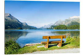 Gallery print Lake Sils in the Engadine, Switzerland