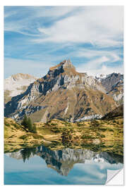 Vinilo para la pared Trüebsee y Monte Titlis, Suiza