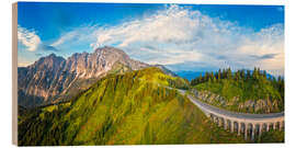 Puutaulu Rossfeld Panoramastrasse in Berchtesgaden