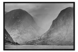 Gerahmter Kunstdruck Aurlandsfjord