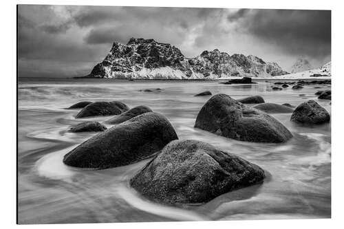 Aluminiumtavla Uttakleiv, Lofoten