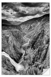 Naklejka na ścianę Vøringsfossen waterfall