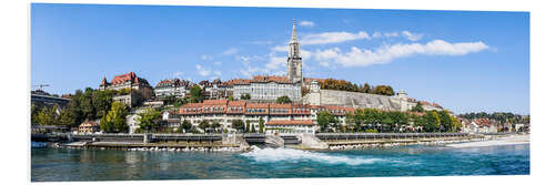 Foam board print Bernese old town on the Aare