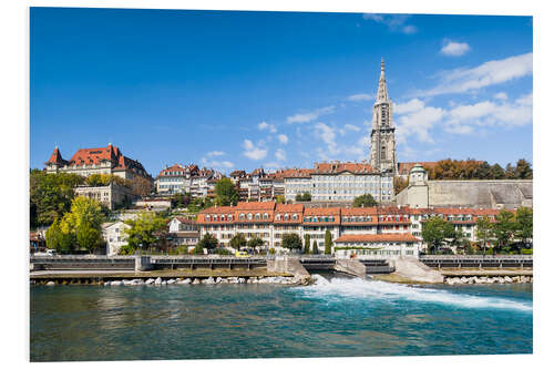 Foam board print Historic old town of Bern