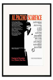 Gerahmter Kunstdruck Scarface (englisch)