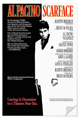 Naklejka na ścianę Scarface