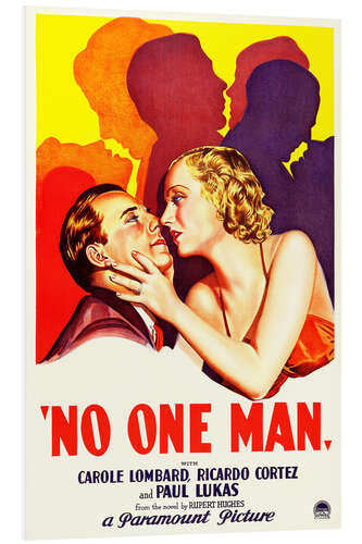 Tableau en PVC No One Man (anglais)