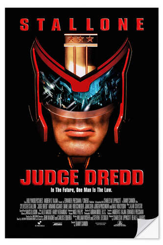 Naklejka na ścianę Judge Dredd